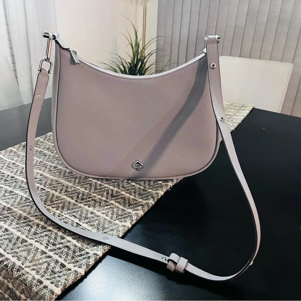 Kate Spade Elegant Gray Shoulder Bag - Picture 1 of 6